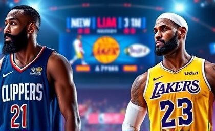 Getimg Battle Of La Ignites James Hardens Clippers Challenge Lebron James Dominant Lakers At Crypto.com Arena 1764166959