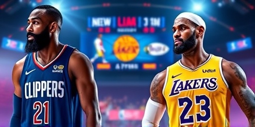 Getimg Battle Of La Ignites James Hardens Clippers Challenge Lebron James Dominant Lakers At Crypto.com Arena 1764166959