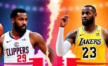 Getimg Battle Of La Ignites James Hardens Clippers Challenge Lebron James Dominant Lakers In High Stakes Nba Clash 1764171410