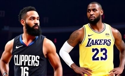 Getimg Battle Of La Ignites James Hardens Clippers Challenge Lebron James Dominant Lakers In High Stakes Rivalry Clash 1764166894