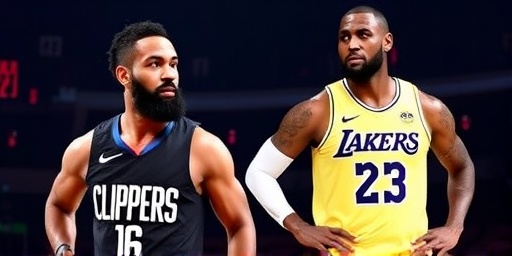 Getimg Battle Of La Ignites James Hardens Clippers Challenge Lebron James Dominant Lakers In High Stakes Rivalry Clash 1764166894