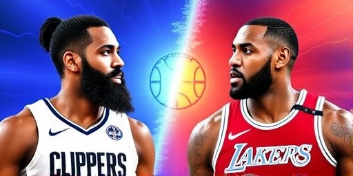 Getimg Battle Of La Ignites James Hardens Clippers Challenge Lebron James Lakers In High Stakes Showdown 1764171404