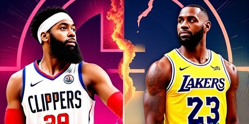 Getimg Battle Of La Ignites James Hardens Clippers Challenge Lebron James Surging Lakers In High Stakes Showdown 1764166953