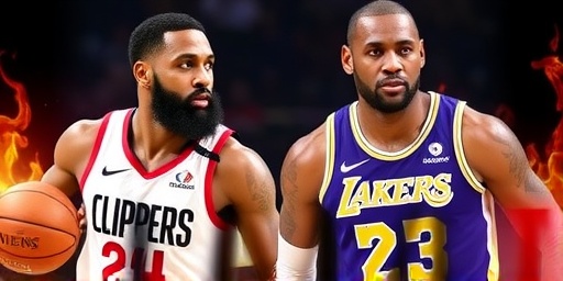 Getimg Battle Of La Ignites James Hardens Clippers Challenge Lebrons Dominant Lakers In High Stakes Showdown 1764171417