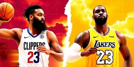 Getimg Battle Of La Ignites James Hardens Struggling Clippers Challenge Lebron James Dominant Lakers 1764166893
