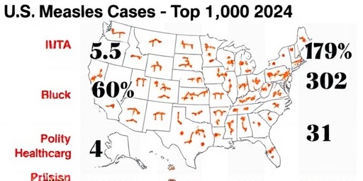 Getimg U.s. Measles Cases Top 1700 In 2024 Health News Headlines On Surging Outbreaks Vaccine Push And Healthcare Strain 1764170951